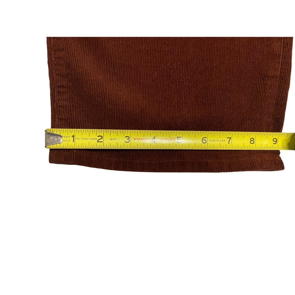 Todd Snyder Men's 34x34 Relaxed Fit Corduroy Pants Brown Chino Style 5-Pocket - Picture 5 of 7
